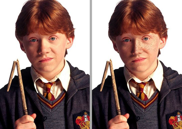 Chùm ảnh so sánh nhân vật Harry Potter với tạo hình chuẩn nguyên tác: Nhìn Hermione mà câm nín, hãi nhất là mụ Umbridge xấu xa! - Ảnh 3.