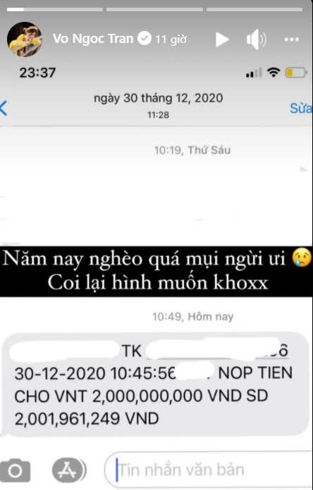 Hot girl bạn thân của Xoài Non than nghèo, tung hình ảnh số dư tài khoản chín số 0? - Ảnh 3.