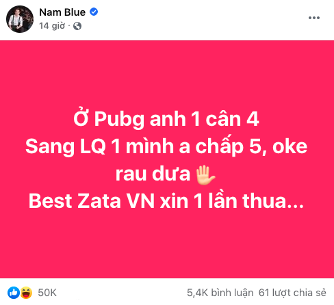 Bỏ PUBG Mobile, Nam Blue quyết tâm khuấy đảo Liên Quân? - Ảnh 3.