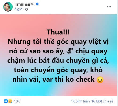 BLV Liên Quân có phát ngôn gây tranh cãi sau thất bại của tuyển Việt Nam - Ảnh 1.