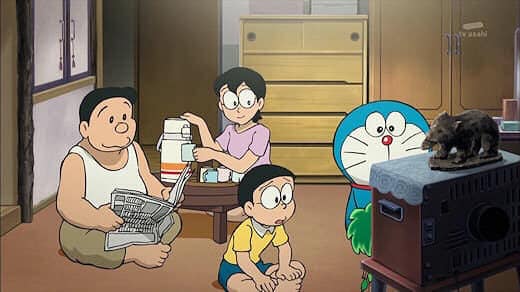 Bất chấp Doraemon là robot, ông bà Nobi vẫn yêu quý, bảo vệ và coi mèo máy như con cái trong nhà - Ảnh 7.