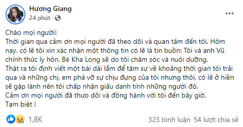 Nhanh chóng xóa bài thông báo ly hôn, CĐM nhìn lại loạt “cẩu lương” mùi mẫn của vợ chồng streamer QTV trên mạng xã hội - Ảnh 1.