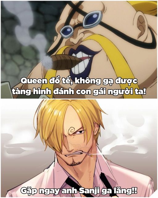 One Piece 1034: Lời nguyền tóc vàng vẫn không buông tha Sanji, đến cái năng lực tàng hình cũng bị Queen cợt nhả - Ảnh 3.