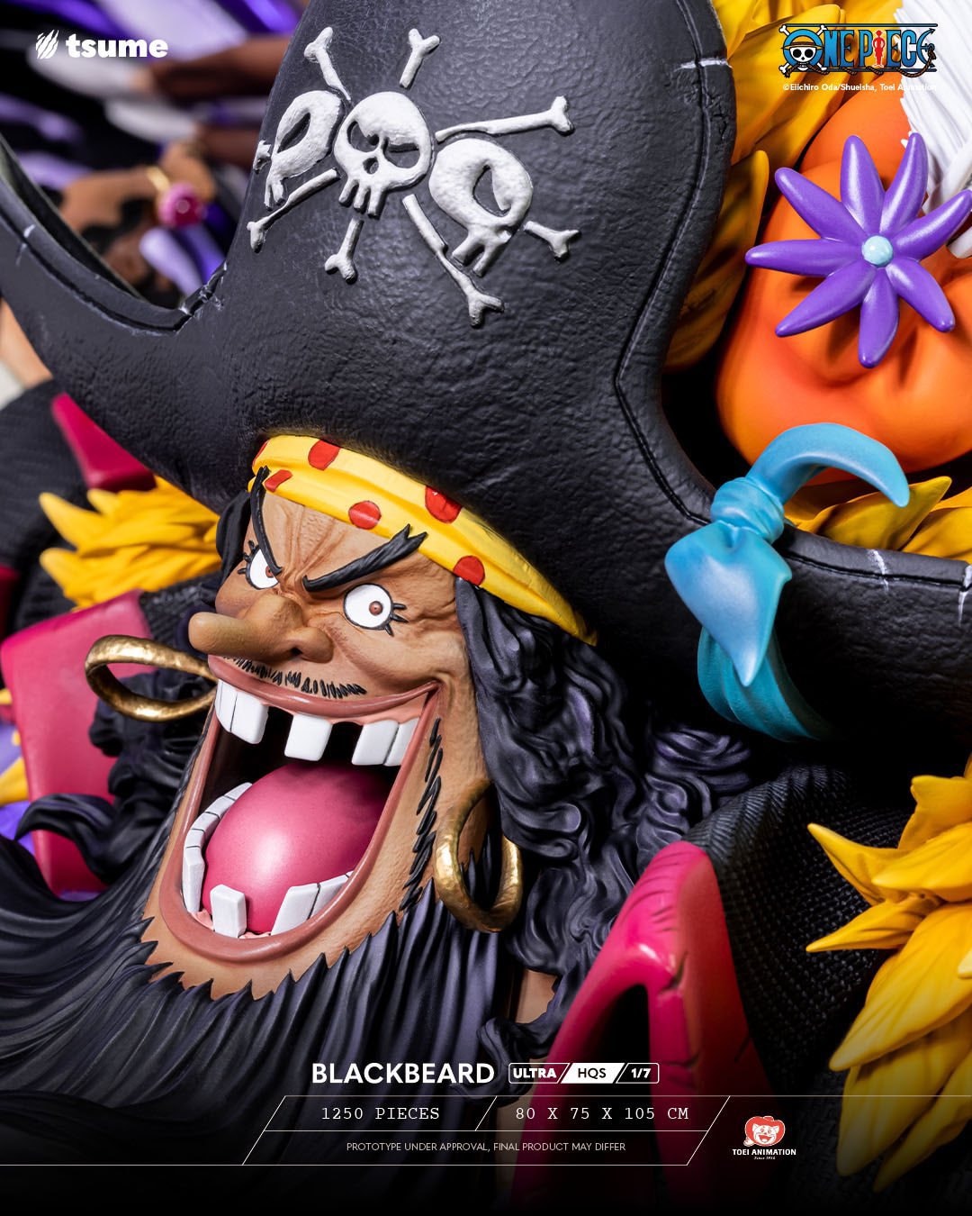 Mô hình Râu Đen chính là tản mạn cho các fan của Râu Đen. Được thiết kế với nhiều chi tiết và màu sắc tươi sáng, mô hình này sẽ làm hài lòng những người hâm mộ One Piece nói chung và Râu Đen nói riêng.