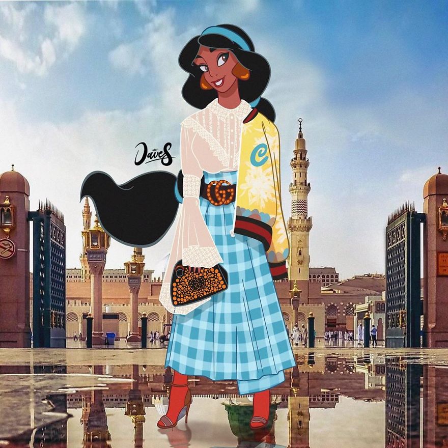 Khi các nhân vật hoạt hình Disney diện trang phục hiện đại xuống phố, toàn fashionista thời thượng khiến ai cũng phải trầm trồ - Ảnh 15.
