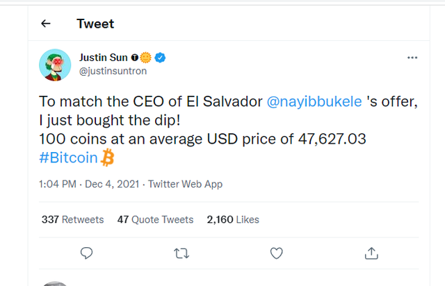  Chi 166 tỷ bắt đáy khi Bitcoin lao dốc, tổng thống El Salvador rủ rê cả truyền nhân của Jack Ma bỏ trăm tỷ tham gia cùng - Ảnh 2.