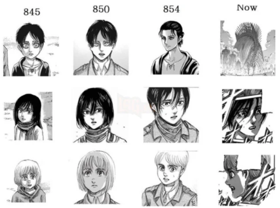 Chiêm ngưỡng loạt ảnh ngày ấy - bây giờ của dàn nhân vật trong Attack On Titan trước khi chap cuối ra mắt - Ảnh 1.