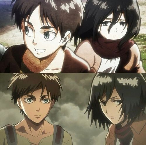 Eren và Mikasa