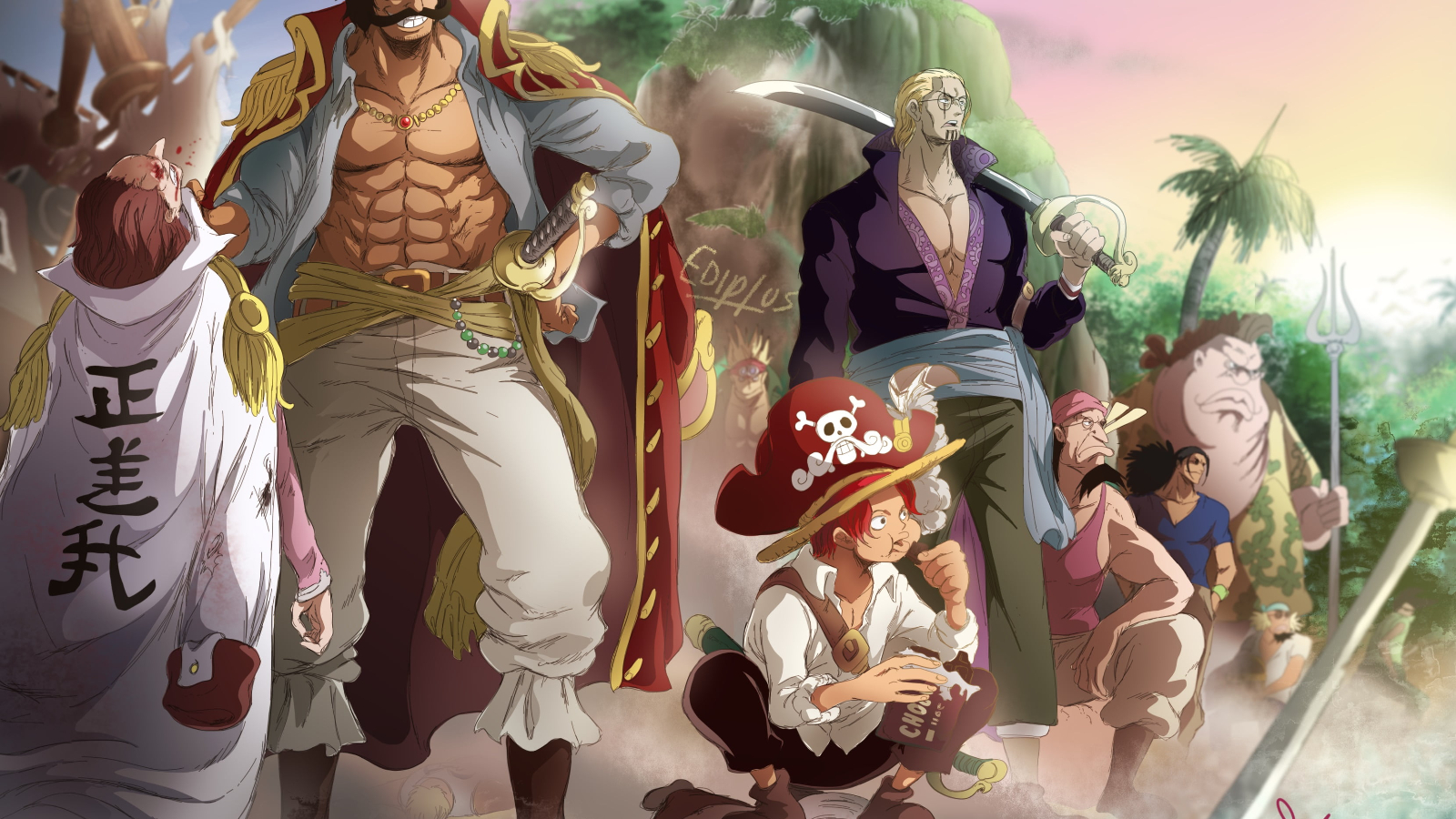 One Piece 966 Băng Roger đại chiến băng Râu Trắng sự ra đi của Oden