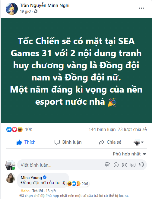 Minh Nghi tạm gác nghiệp MC để làm tuyển thủ Tốc Chiến một lần, cùng Mina Young lập team, úp mở đi SEA Games - Ảnh 4.