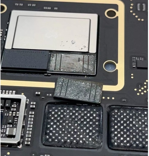 Dù Apple hàn chết linh kiện lên bo mạch nhưng vẫn không cản được kỹ sư Trung Quốc nâng cấp RAM và chip nhớ - Ảnh 3.
