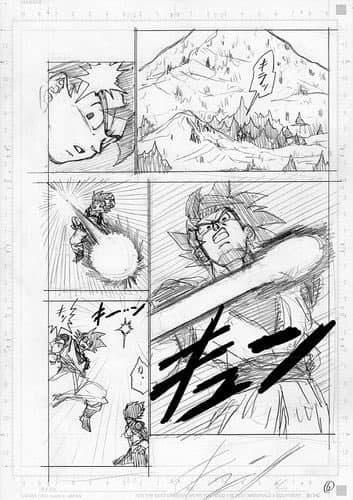 Spoil Dragon Ball Super chap 72: Hé lộ 7 trang bản thảo, Granola bắt đầu tấn công Goku và Vegeta - Ảnh 6.