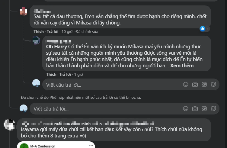 Thất vọng với kết thúc thật sự của Attack On Titan, nhiều fan cho rằng tôi đã phí phạm 12 năm trời - Ảnh 3. Thất vọng với kết thúc thật sự của Attack On Titan, nhiều fan cho rằng tôi đã phí phạm 12 năm trời - Ảnh 3.