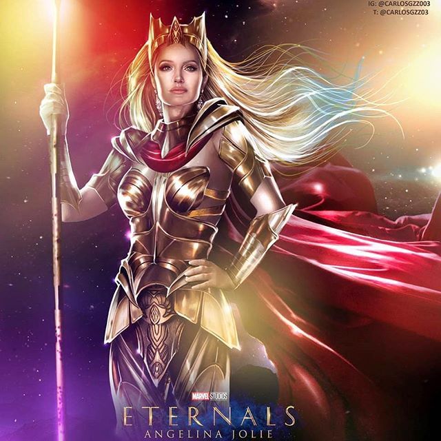 Eternals: CĐM hết lời khen ngợi visual quá đỉnh của Angelina Jolie khi vào vai nữ chiến binh Thena - Ảnh 7.