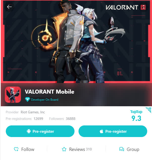 Game thủ Việt phát hiện dự án Valorant Mobile, có rất nhiều lượt đăng ký trước và sự thật đằng sau - Ảnh 1.