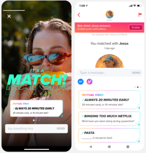 Giới thiệu Vibes - một phương thức kết nối mới giúp thành viên Tinder thể hiện cá tính - Ảnh 3.