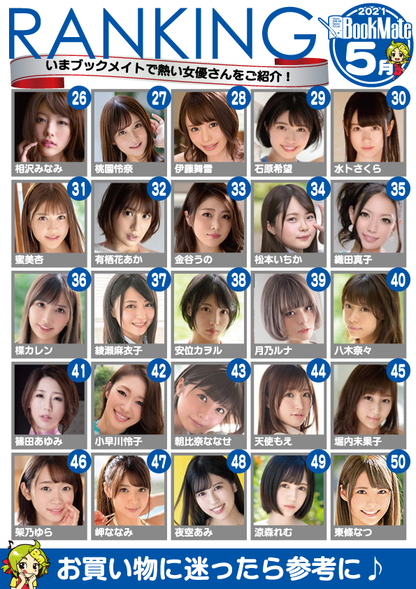 BXH diễn viên 18+ ăn khách 5/2021: Yua Mikami bất ngờ mất top 1, Eimi Fukada trở lại đường đua - Ảnh 3.