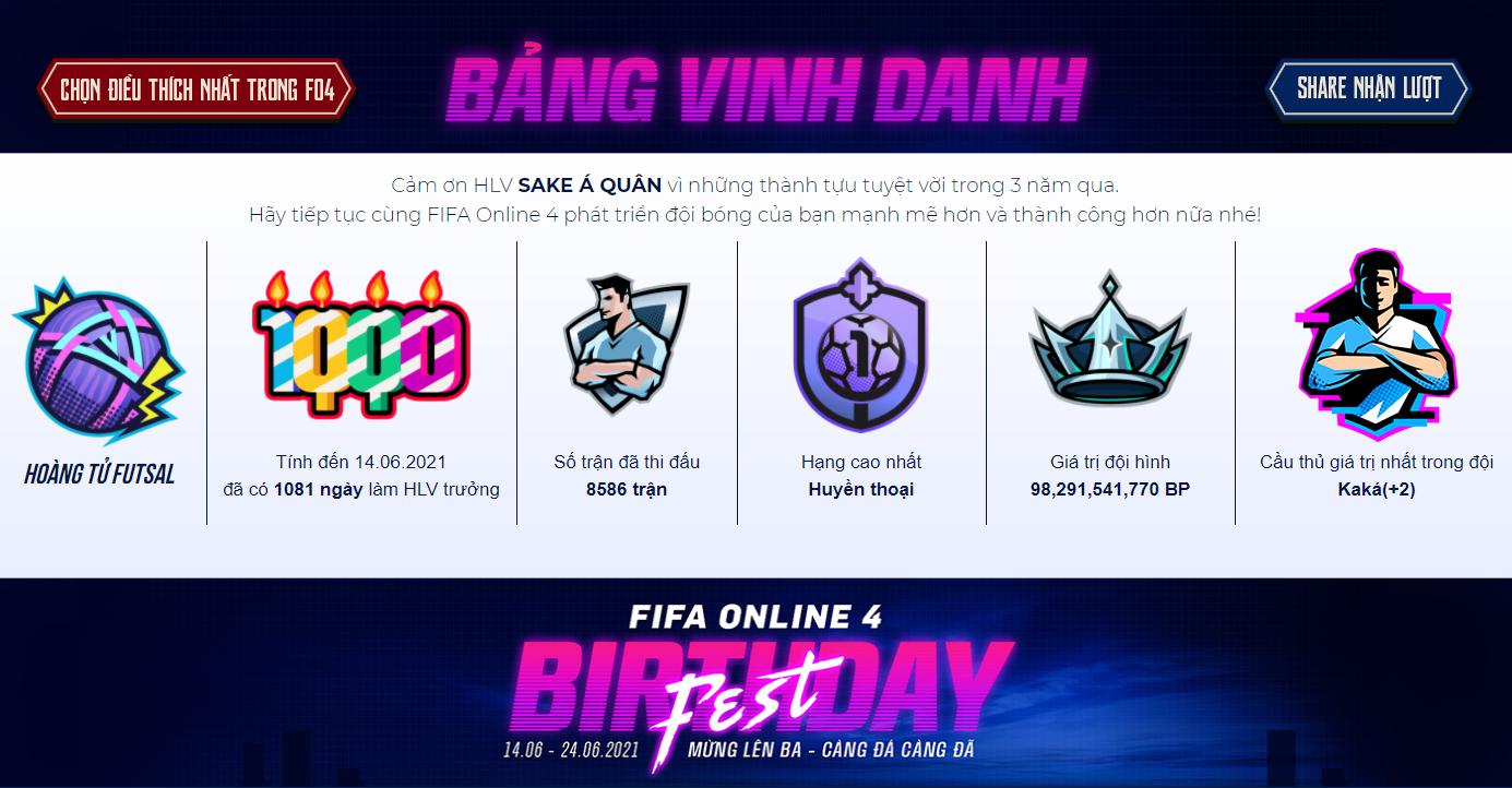 FIFA Online 4 kỷ niệm sinh nhật 3 tuổi bằng siêu lễ với hàng ngàn phần quà cực khủng - Ảnh 4.