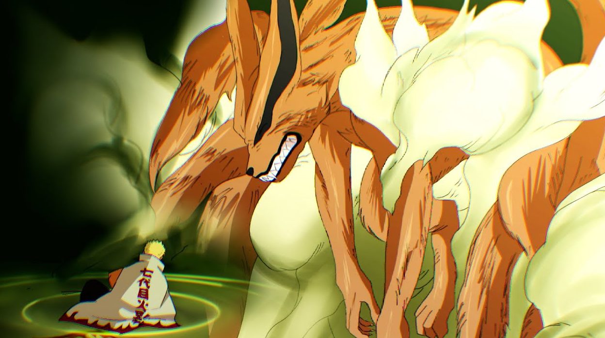 Nine-tailed fox Kitsune Anime Demon Kurama, Anime, cg Artwork, manga png |  PNGEgg