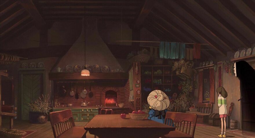 Các cảnh phim nổi tiếng của Studio Ghibli trông như thế nào ngoài đời thực? - Ảnh 4.