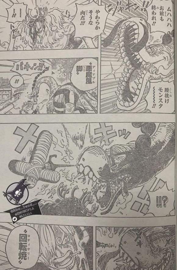 One Piece chap 1015: Khán giả mừng rớt nước mắt với những hình ảnh Sanji bán hành cho danh hài Queen - Ảnh 1.