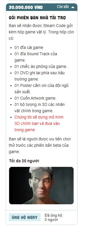 Hiker Games chính thức hé lộ giá bán gói donate từng phiên bản của tựa game 300475, bản rẻ nhất là 1.000.000 VND - Ảnh 7. Hiker Games chính thức hé lộ giá bán gói donate từng phiên bản của tựa game 300475, bản rẻ nhất là 1.000.000 VND - Ảnh 7.