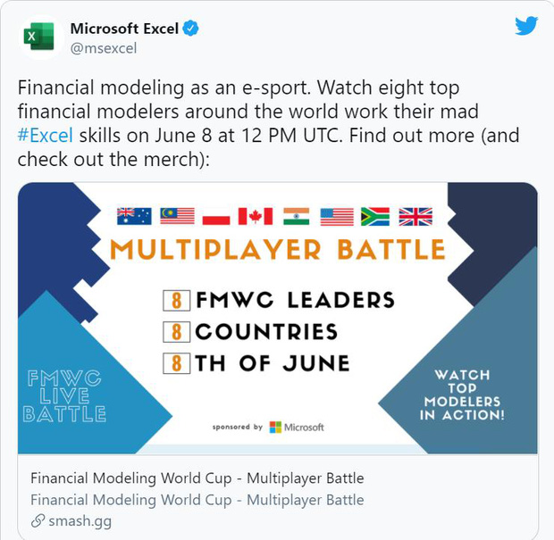 Chuyện thật như đùa: Phần mềm Microsoft Excel trở thành bộ môn eSports được đem ra tranh tài trên toàn cầu - Ảnh 1.