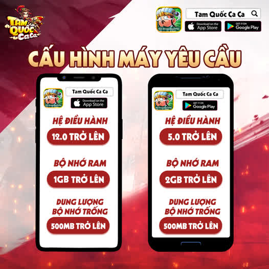 Tam Quốc Ca Ca công bố cấu hình đề nghị: Nhẹ hơn lông hồng, chiến ngon trên mọi nền tảng - Ảnh 2.