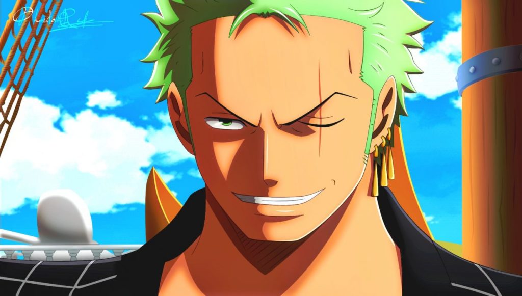 1.Ảnh One Piece Zoro là sự kết hợp tuyệt vời giữa phong cách Samurai và võ thuật đầy uy lực. Bức ảnh sẽ khiến bạn nao lòng trước vẻ đẹp nam tính của Zoro, chiến binh tài ba trong bộ truyện nổi tiếng One Piece. Hãy thưởng thức bức ảnh và đắm chìm trong thế giới tràn đầy màu sắc của bộ manga này.