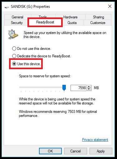 Hướng dẫn sử dụng USB để tăng tốc Windows 10 - Ảnh 1.