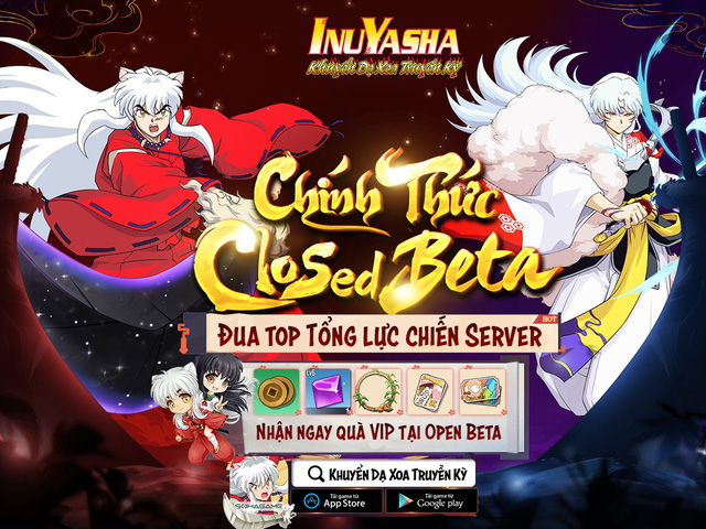 Khuyển Dạ Xoa Truyền Kỳ - IP InuYasha chính thức Closed Beta, khởi động sự kiện đua TOP lực chiến nhận quà OB cực hot! - Ảnh 1.