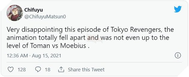 Chất lượng ngày càng thậm tệ, anime Tokyo Revengers bị fan ném đá dữ dội sau khi tập 19 phát sóng - Ảnh 2.