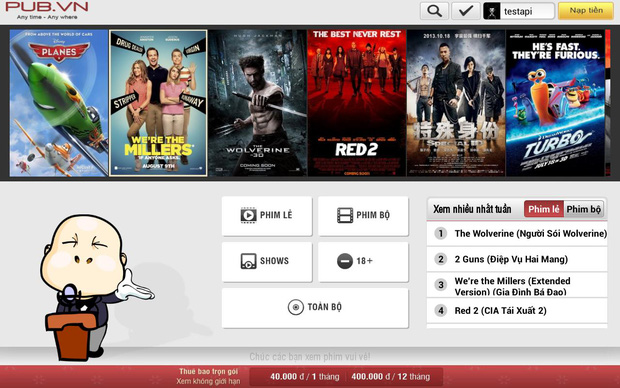  Bên cạnh vua lì đòn phimmoi.net, nhan nhản website xem phim lậu, vi phạm bản quyền vẫn ngang nhiên hoạt động - Ảnh 2.