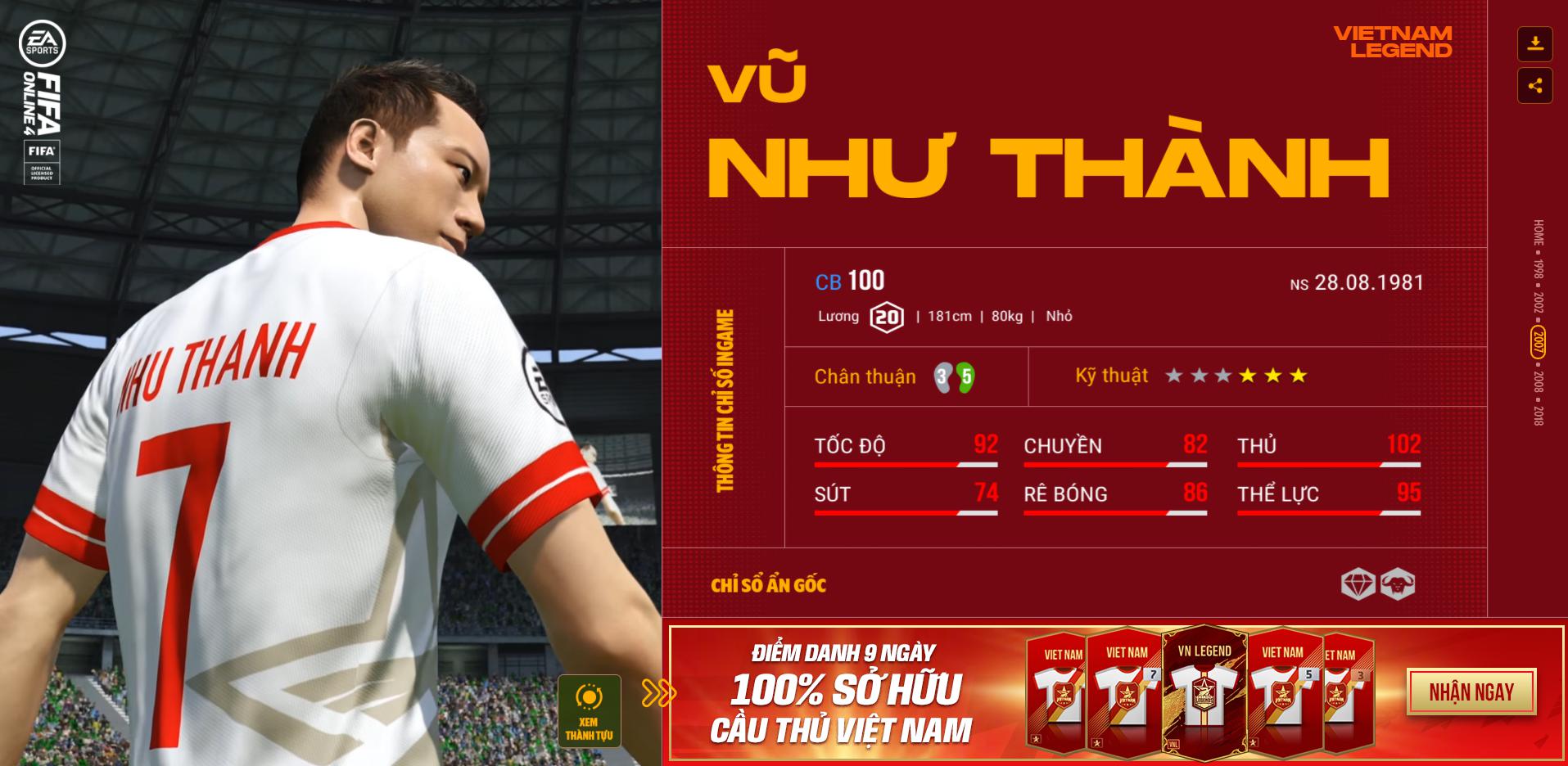 Hồng Sơn và các huyền thoại bóng đá Việt Nam bất ngờ xuất hiện trong FIFA Online 4 - Ảnh 7.