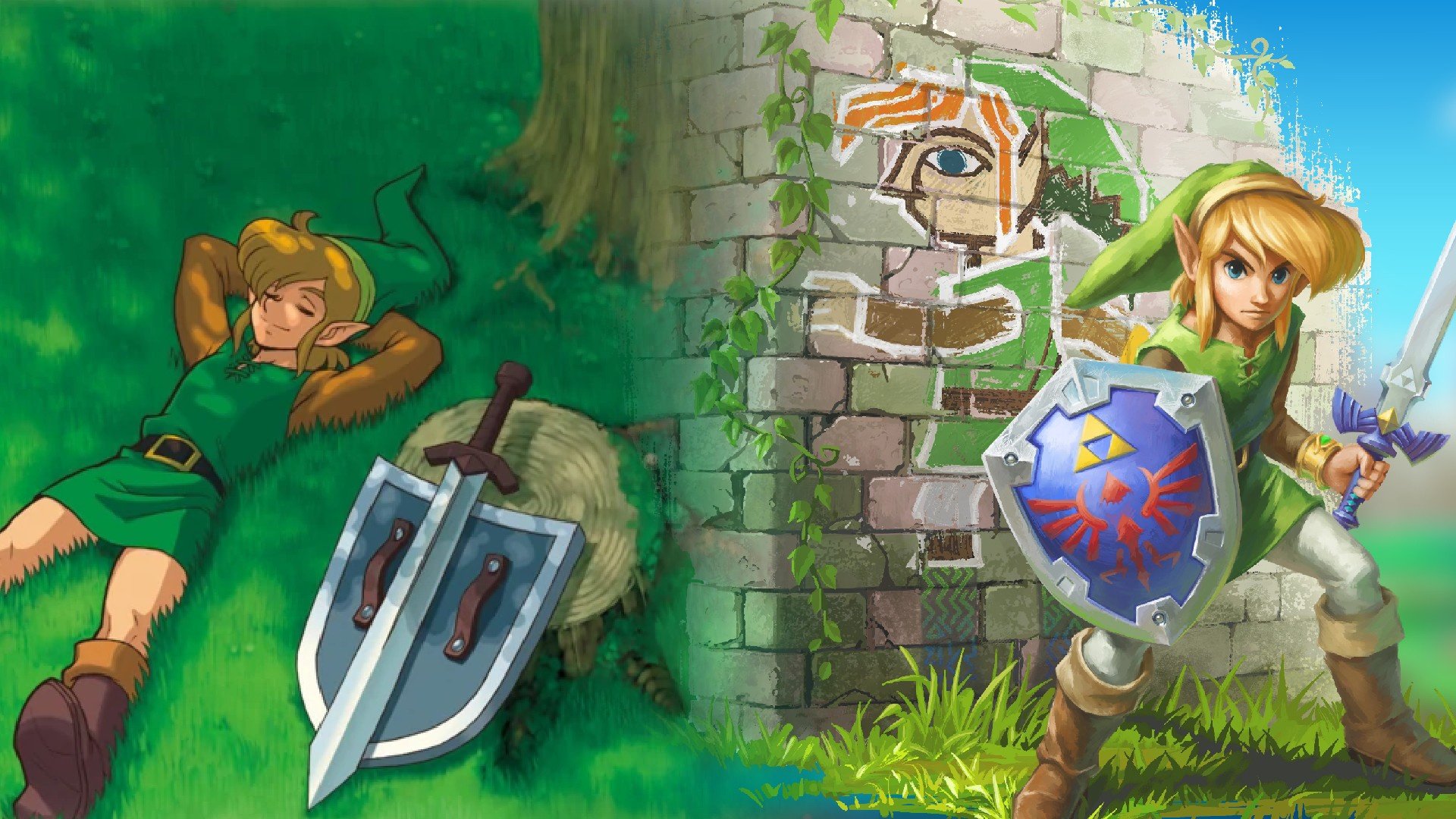 Legend of zelda link between world