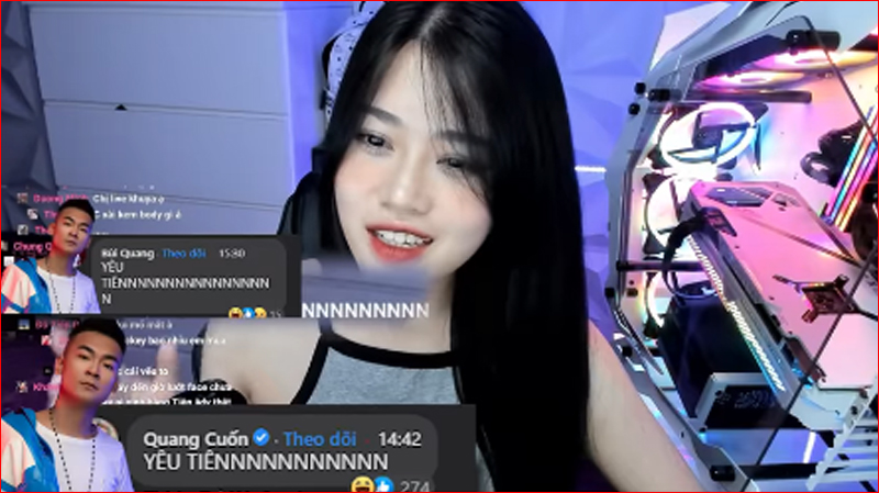 Từng dính tin đồn tình ái với Linh Ngọc Đàm, sự thực Quang Cuốn là nam streamer cực “đào hoa? - Ảnh 4.