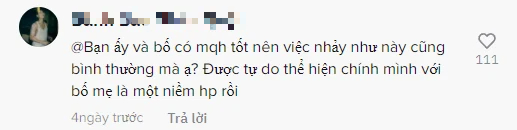 Vô tư thực hiện vũ đạo gợi cảm trước mặt bố, nữ TikToker khiến cộng đồng mạng tranh cãi nảy lửa - Ảnh 8.