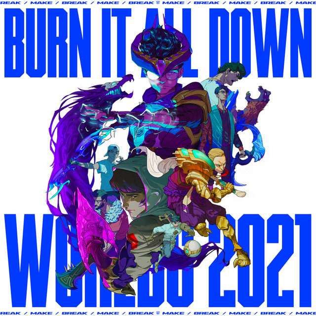 Các tuyển thủ trong MV Burn It All Down cũng lần lượt trắng tay rời CKTG 2021