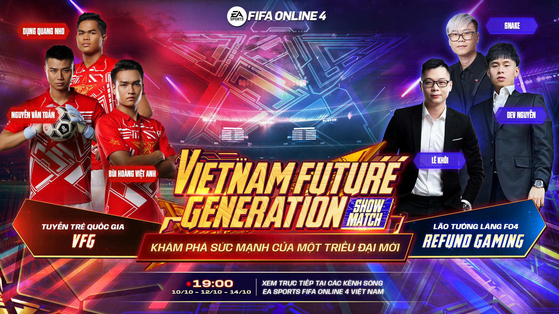 Refund Gaming tranh tài cùng U23 Việt Nam tại FIFA Online 4 VFG Showmatch 2022 1-1665124523905482869955-1665128176556-1665128176991550276880