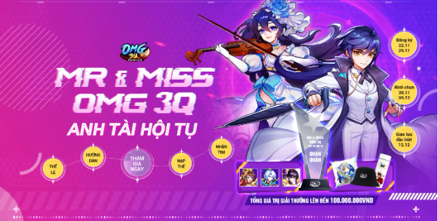  Sàn đấu Mr & Miss OMG 3Q trở lại đầy hoành tráng - Ảnh 1.