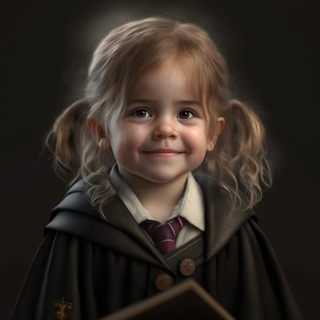 Harry Potter em bé hài hước: Tận hưởng một loạt các bức ảnh Harry Potter em bé hài hước khi các bé được \'chuyển sinh\' vào những nhân vật thông dụng khác. Cùng nhau chiêm ngưỡng bầy tinh nghịch của các bé và dễ dàng tìm ra điểm chung giữa các nhân vật.