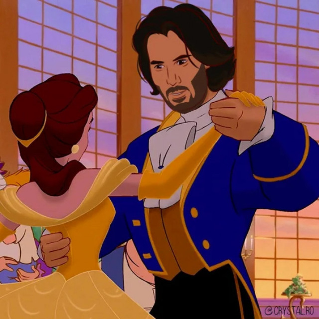 Sẽ thế nào nếu nam diễn viên Keanu Reeves nhập vai các hoàng tử Disney? - Ảnh 9.