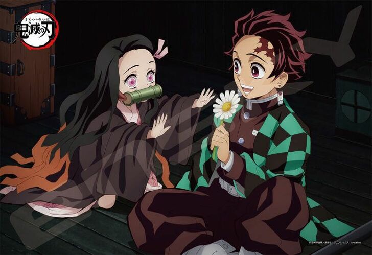 freetoedit kimetsunoyaiba tanjirou tanjiro nezuko demonslayer pink  cute kawaii anime  Pink wallpaper anime Anime wallpaper iphone Cute  anime wallpaper