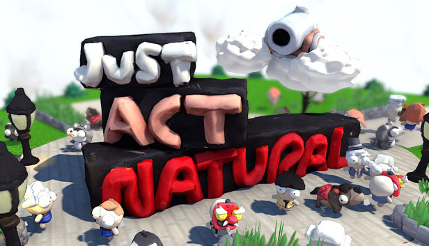 Vừa ra mắt, game trốn tìm co-op Just Act Natural đã đại náo Steam, miễn phí 100% - Ảnh 1.