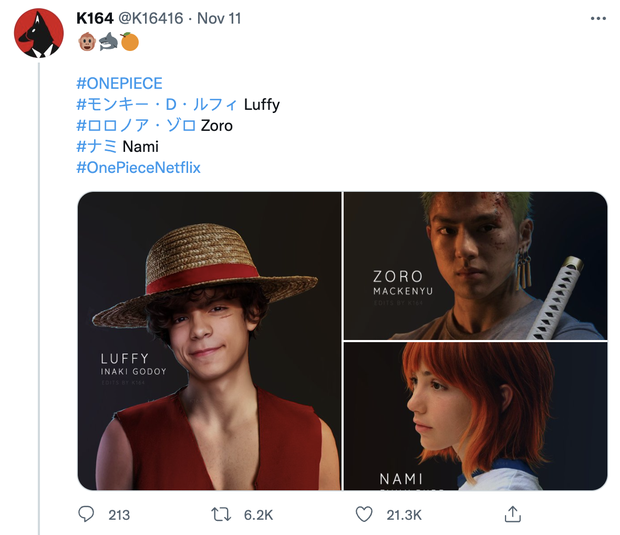 Fan Việt edit dàn cast One Piece live-action sao y bản chính, ông chú Shanks trông rất mlem - Ảnh 2.