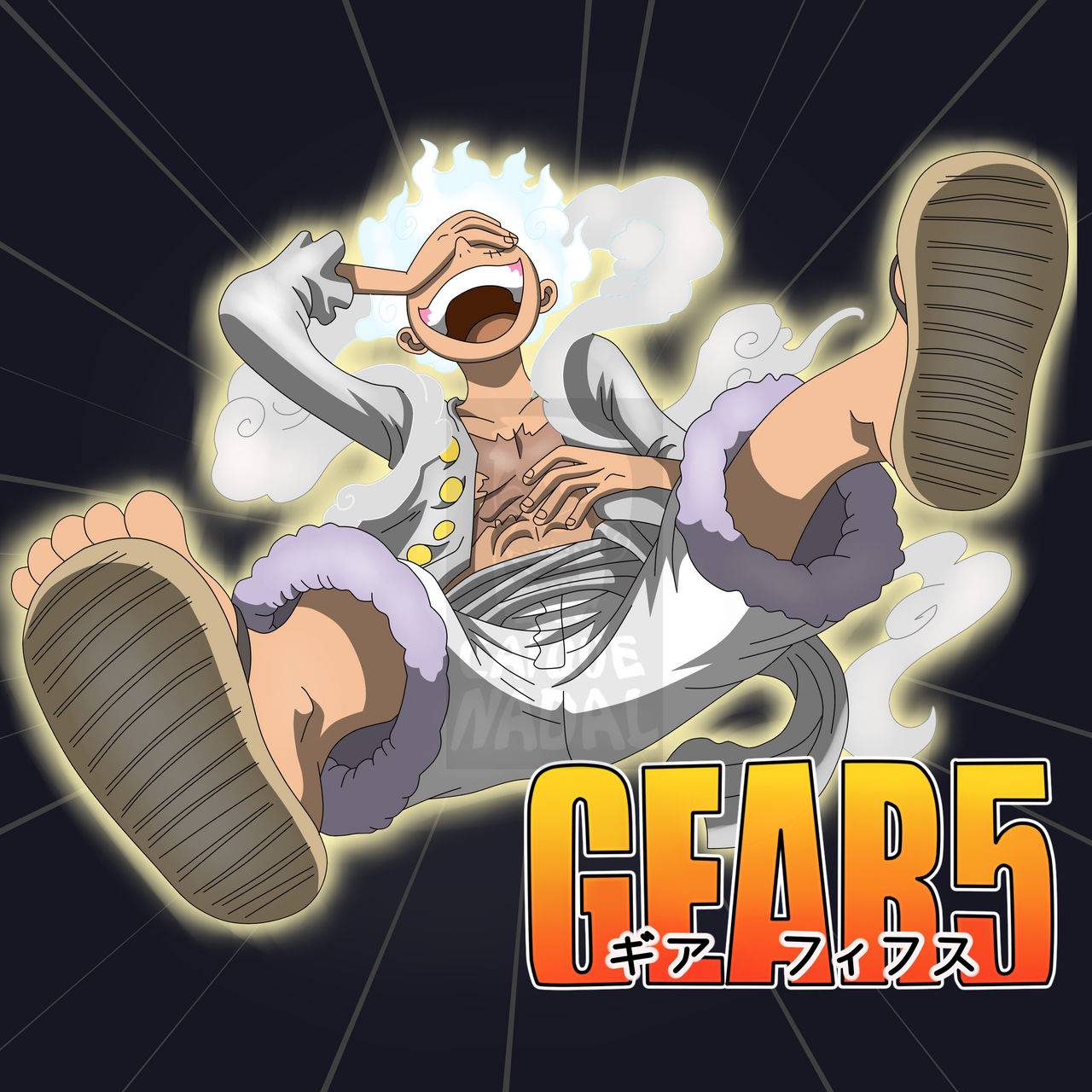 Hình nền Luffy Gear 5, hình nền Luffy God Nika - QuanTriMang.com