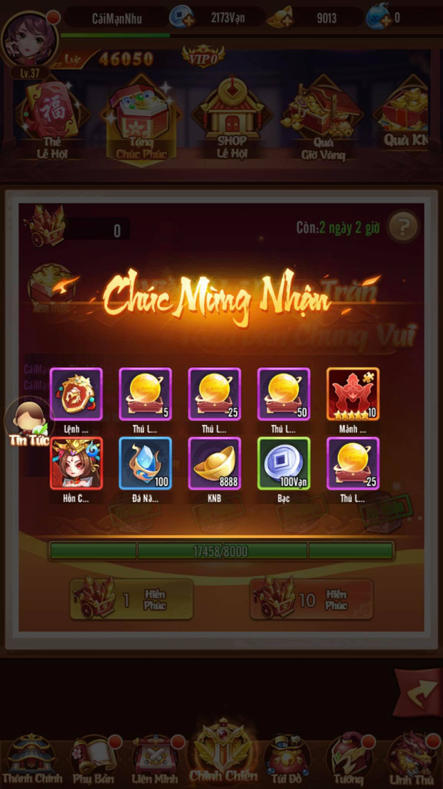 Still the Three Kingdoms Ca Ca with the hobby of putting gifts in the hands of players: Free Giftcode, rare items, branded watches and super-burning SAMSUNG Z FLIP - Photo 7.