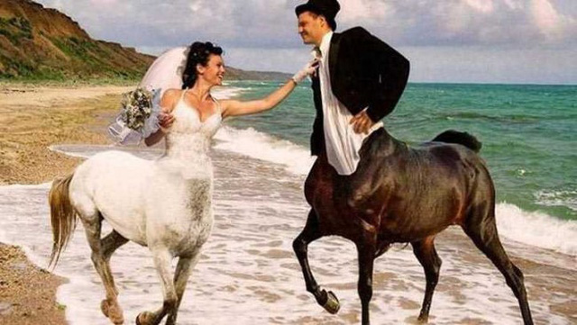 Những bức ảnh cưới tức cười khiến game thủ xem xong chả hiểu lấy vợ là cái kiểu gì - Ảnh 1.