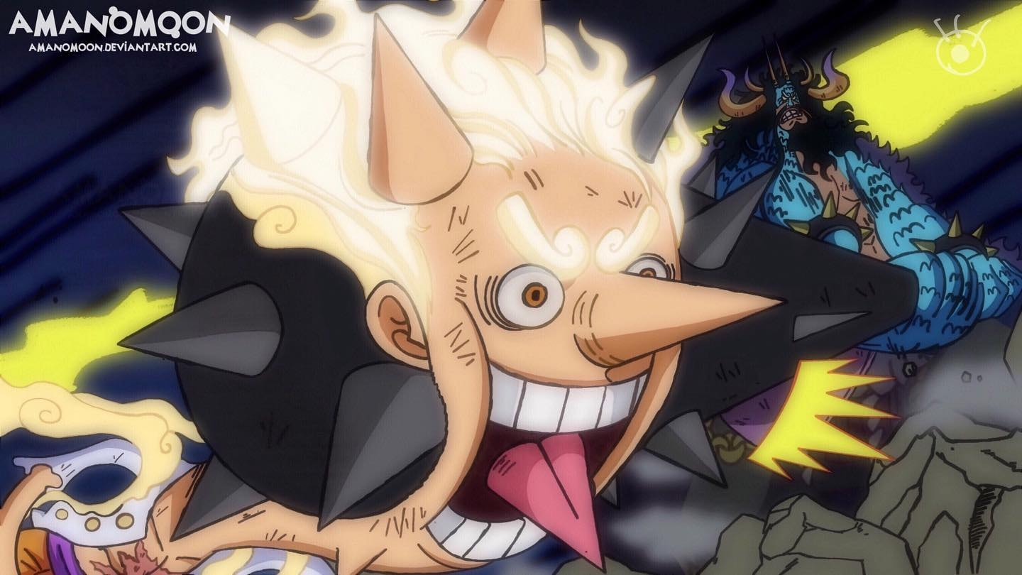 CÓ BOX - CÓ BẢN LED] Mô hình One Piece Luffy Gear 5 nika ngồi cười , cao