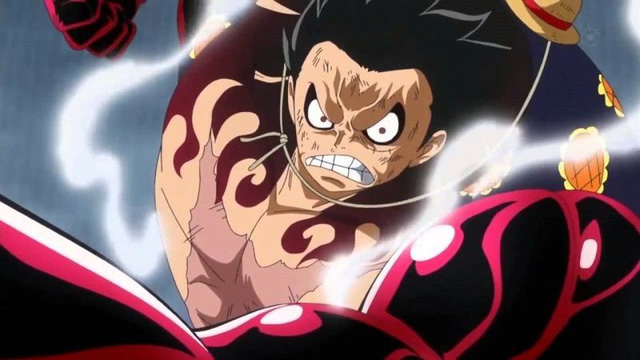 Hội những người ăn ngủ cùng One Piece - Gear Third (Tạm dịch "Sang số 3") Ở  trạng thái này Luffy bơm không khí qua xương của mình để làm cho cơ